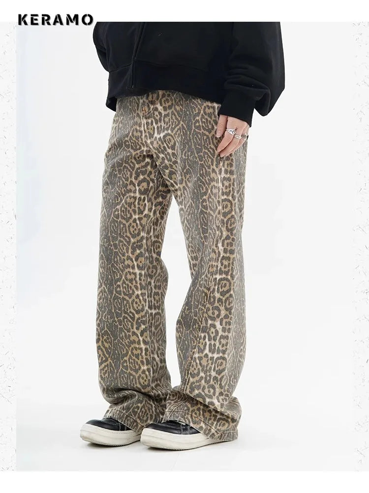 Louvre Viral Leopard Print Pants