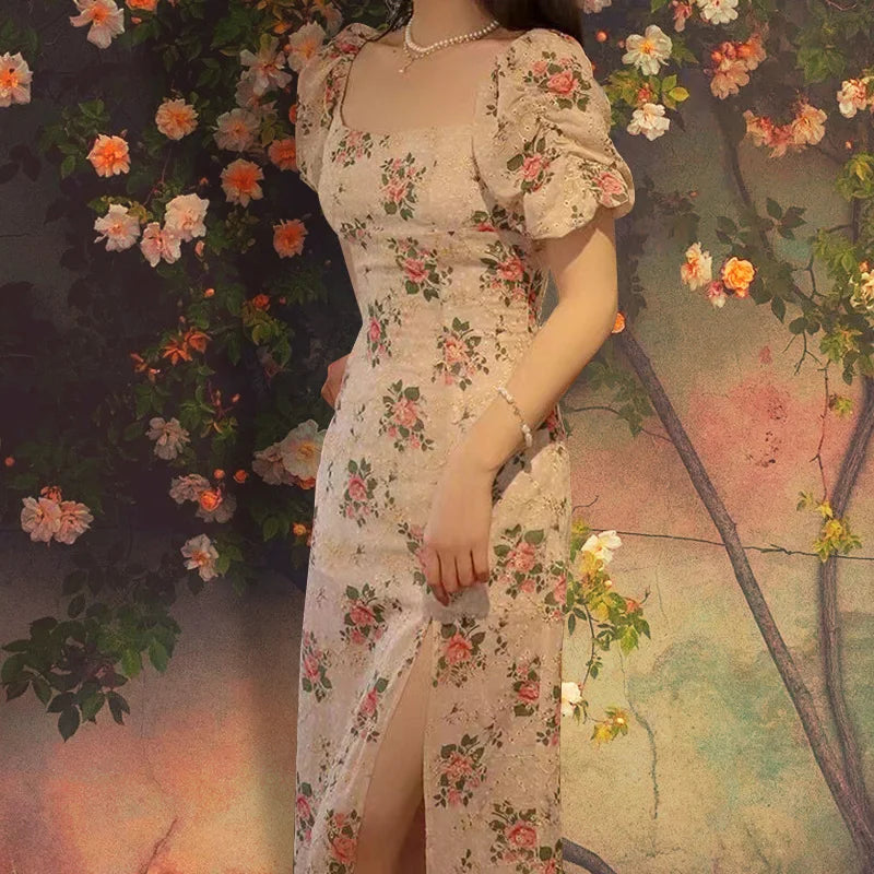 Maya's Floral Dress