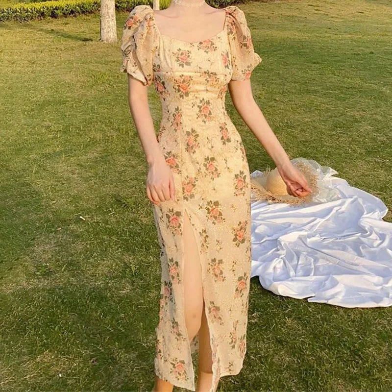 Maya's Floral Dress