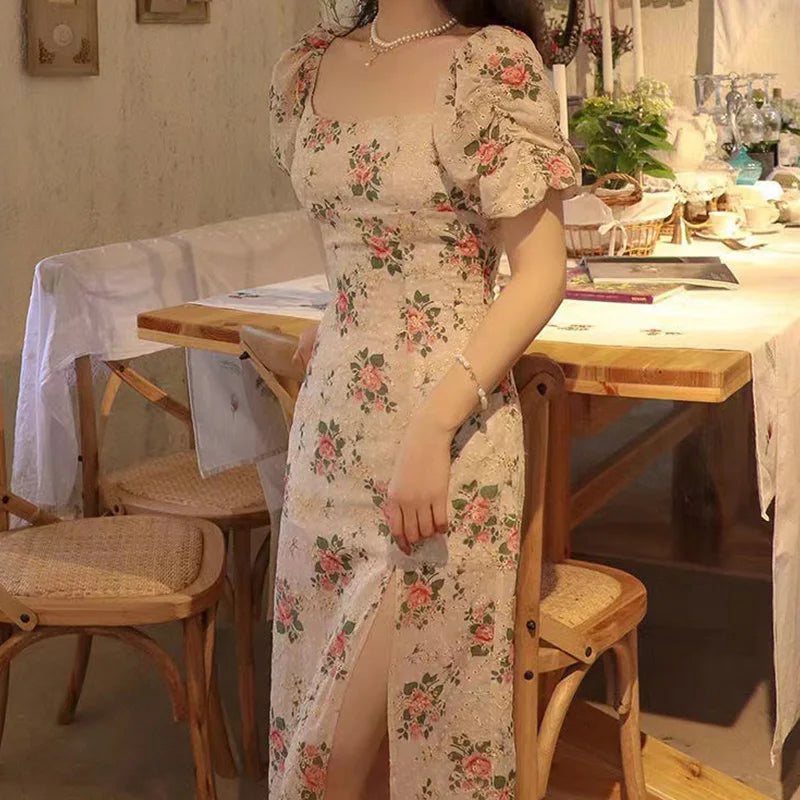 Maya's Floral Dress