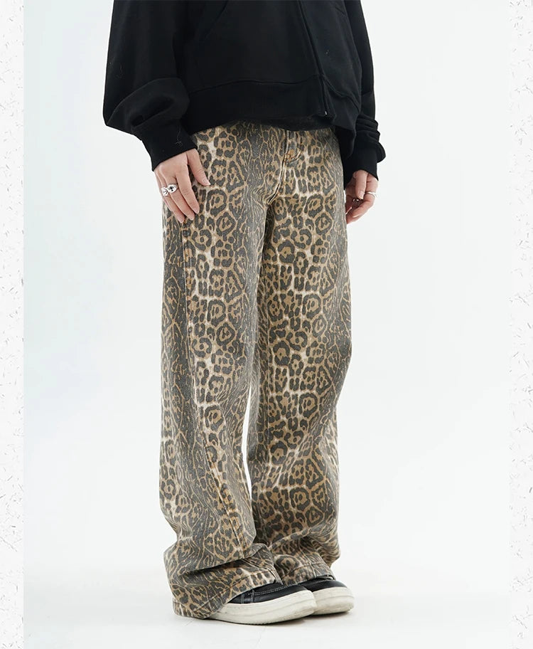 Louvre Viral Leopard Print Pants