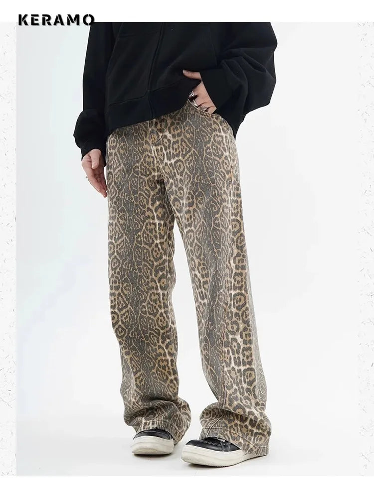 Louvre Viral Leopard Print Pants
