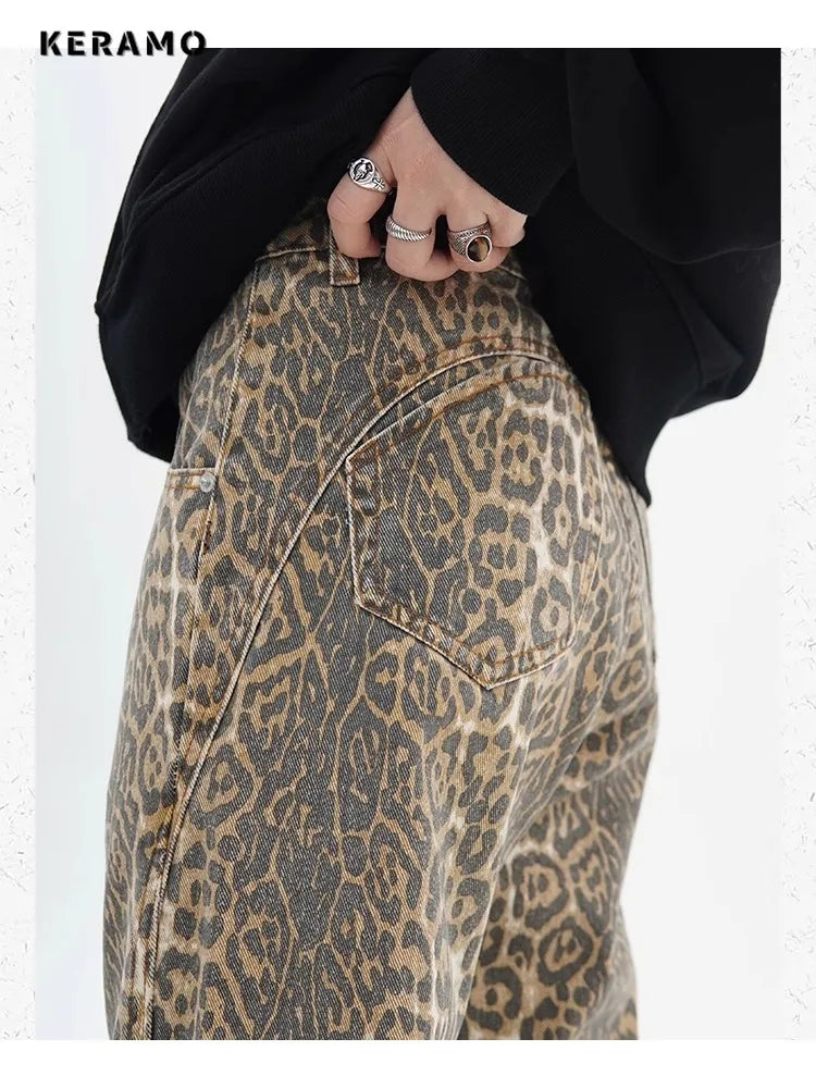 Louvre Viral Leopard Print Pants