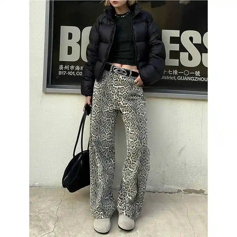 Louvre Viral Leopard Print Pants