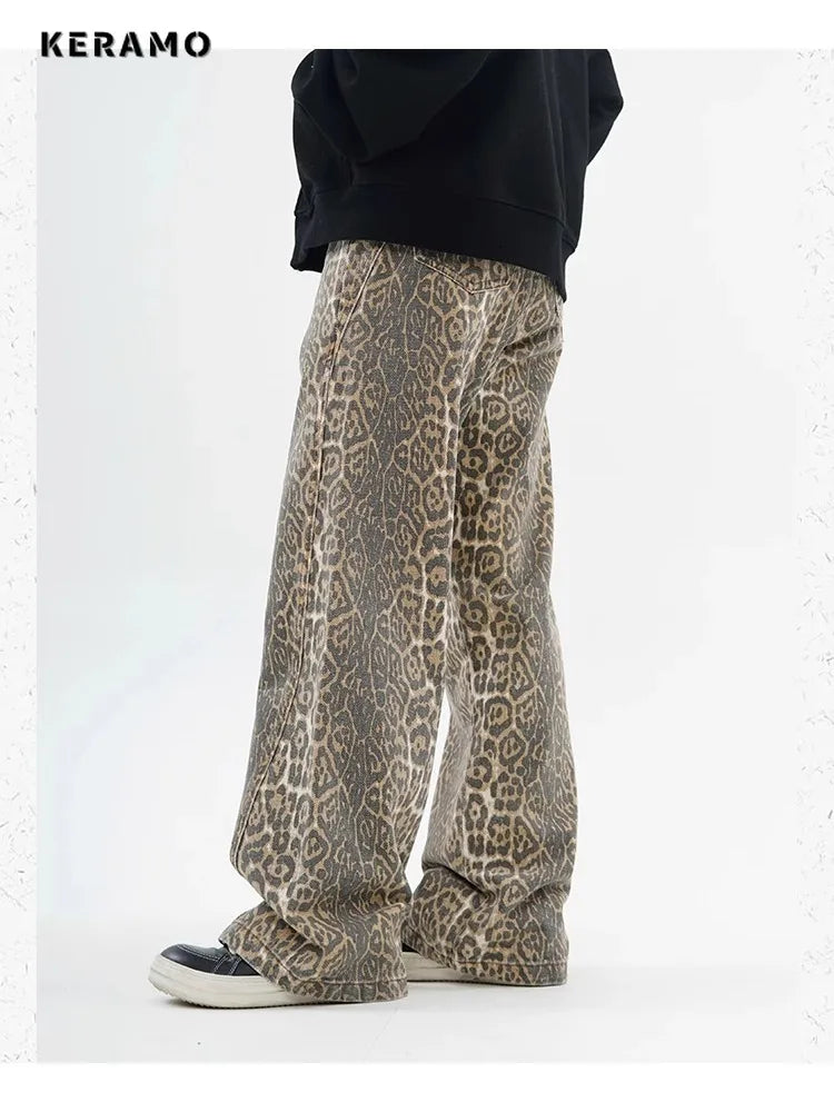 Louvre Viral Leopard Print Pants