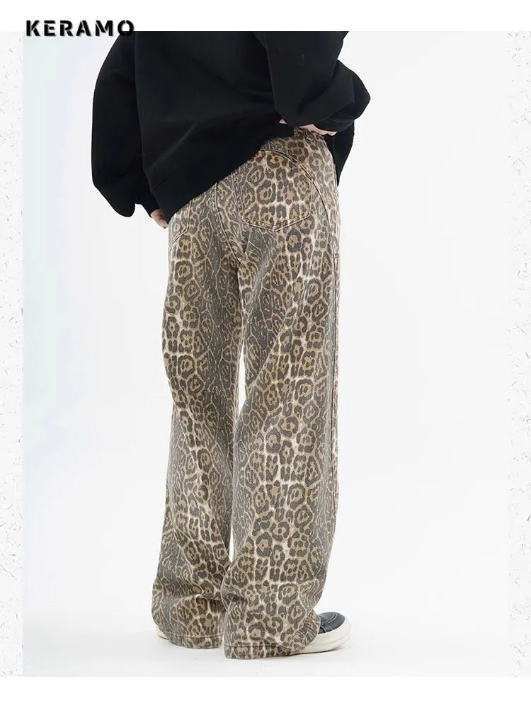 Louvre Viral Leopard Print Pants