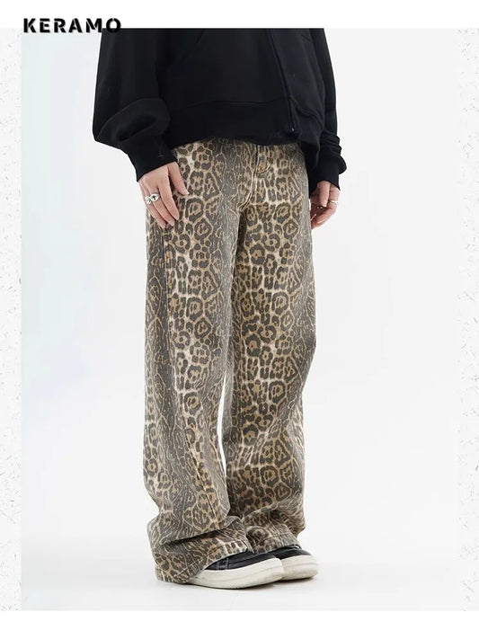 Louvre Viral Leopard Print Pants