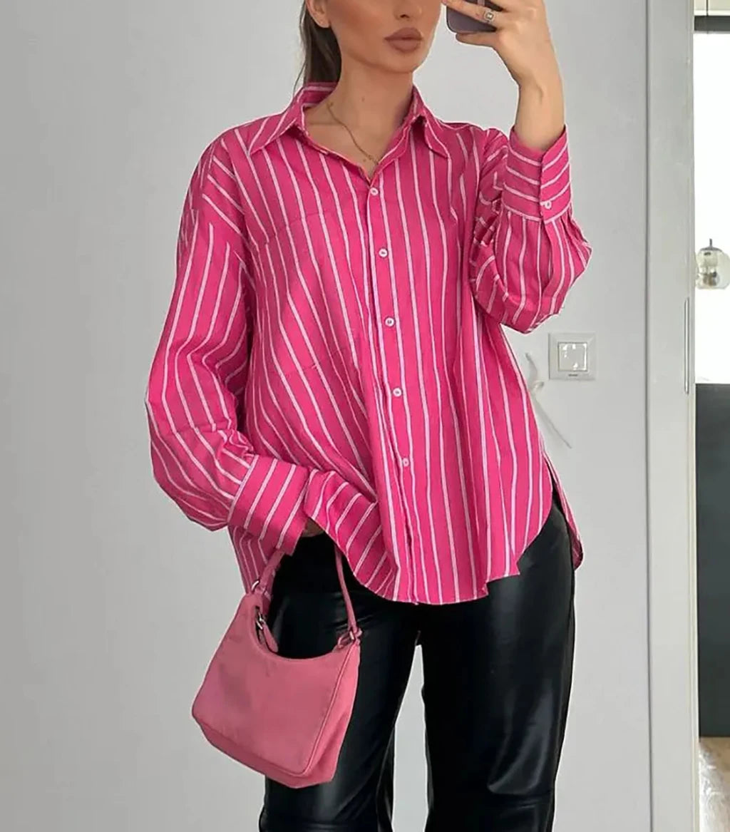 Manon's Striped Loose Shirt