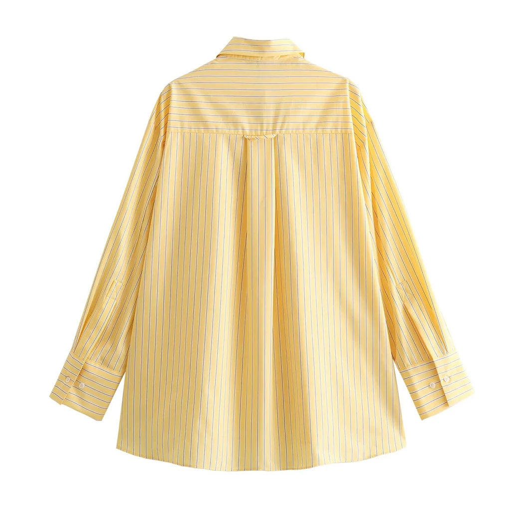 Manon's Striped Loose Shirt